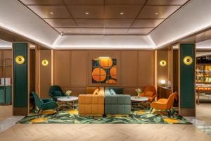 A seating area at Orange Hotel Beijing Tiananmen Dashilan