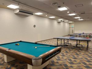 Biliár nebo kulečník v ubytování Kinugawa Royal Hotel