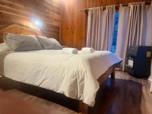 Postelja oz. postelje v sobi nastanitve Hostal Chumay