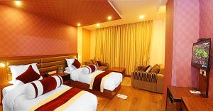 Televisyen dan/atau pusat hiburan di The Address Kathmandu Hotel