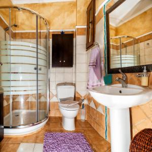 Et badeværelse på Villa Pefkohori