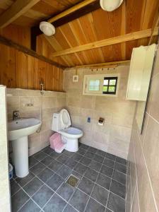 スンチョンにあるPalma Houseのトイレと洗面台付きのバスルーム +93枚の写真