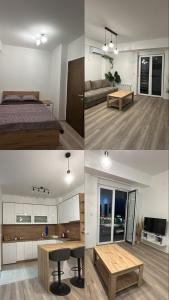 Kuchyň nebo kuchyňský kout v ubytování Ana apartman