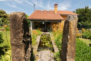 Aed väljaspool majutusasutust Apartma Oljka Pomjan