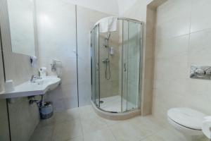 Kúpeľňa v ubytovaní Hotel Rezydent