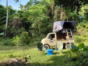 A garden outside Off Grid Explorers - 4x4 Campers!
