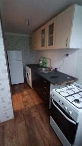 Köök või kööginurk majutusasutuses APARTMENT Lib House center Beltsy