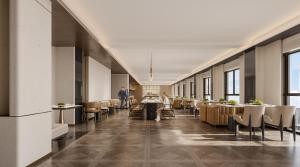 Χώρος καθιστικού στο Atour Hotel Chengdu High-Tech West Zone Tianying Road Subway Station