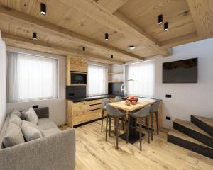 Η κουζίνα ή μικρή κουζίνα στο Chalet Silene