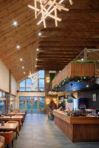Restaurace v ubytování Готель в Сімейному Екопарку Ясногородка
