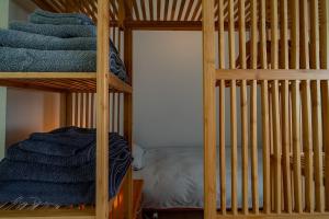 Postel nebo postele na pokoji v ubytování Guest house Huize De Wit