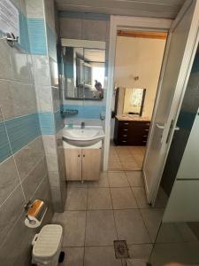 Koupelna v ubytování Ellas Hotel