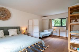 Postel nebo postele na pokoji v ubytování Guest house Huize De Wit
