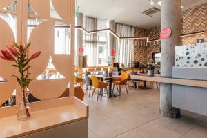 Posezení v ubytování Qubus Hotel Żory