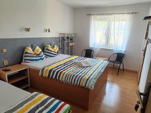 Postel nebo postele na pokoji v ubytování Rekreačný dom Railip