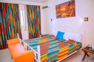 Postel nebo postele na pokoji v ubytování Leet Dorian HOTEL