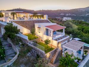 an image of a villa with a view at Dolceterra Eolian Villas in Lipari