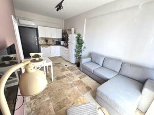Η κουζίνα ή μικρή κουζίνα στο Vacation at walking distance to the sea