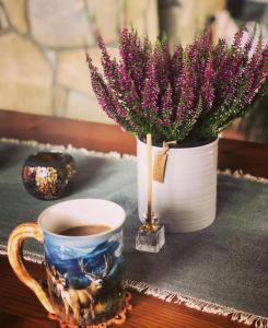 Malinowa Chata的咖啡和沏茶工具