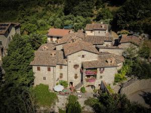 an aerial view of a villageasteryasteryasteryasteryasteryasteryasteryasteryasteryastery at Arcera AGRITURISMO in Piana di Forcella +43 photos