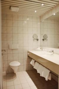 Koupelna v ubytování Hotel Cristal