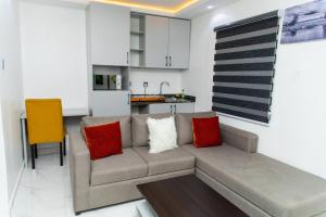 Kuchyň nebo kuchyňský kout v ubytování Havilland Apartments