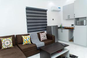 Kuchyň nebo kuchyňský kout v ubytování Havilland Apartments