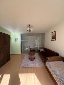 Ένα ή περισσότερα κρεβάτια σε δωμάτιο στο Apartment Santariskes