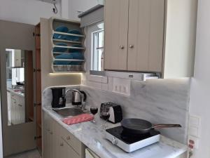 Dapur atau dapur kecil di Aegean Dream Studios