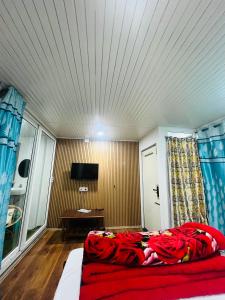 TV a/nebo společenská místnost v ubytování ANURAG HOMESTAY