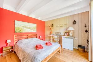 Η κουζίνα ή μικρή κουζίνα στο Chambres d'hotes La Cote D'Argent