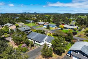 an aerial view of a small town with houses at Sea Breeze Escape in Warrenton
