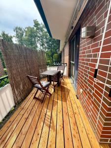 Balkón nebo terasa v ubytování Citynah und Chic bei Hamburg