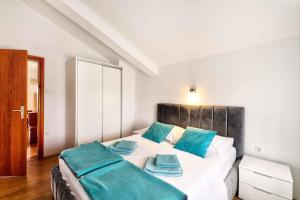 Posteľ alebo postele v izbe v ubytovaní Studio in Crikvenica 43206