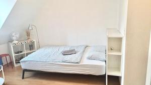 Cama ou camas em um quarto em Studio, Zurich HB Station Leon