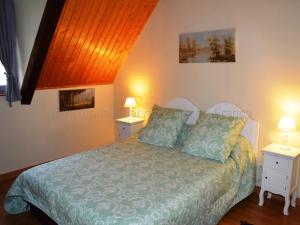 Postel nebo postele na pokoji v ubytování Grand appartement centre Amboise, 3 chambres - FR-1-381-250