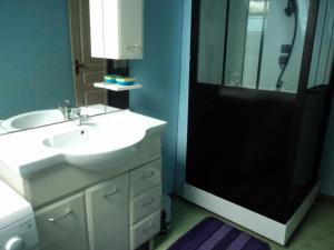 Ένα μπάνιο στο Maison rénovée avec SPA, Animaux acceptés, Wi-Fi - FR-1-489-294 +12 φωτογραφίες