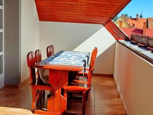 Balkón nebo terasa v ubytování Delden Apartman