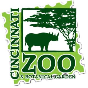 a stamp with a picture of a rhino and botanical garden at Lush Hideaway with HotTub & Pool 6 mins kings Island in Mason
