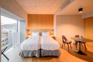 Letto o letti in una camera di Placid Hotel Design & Lifestyle Zurich
