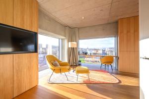TV o dispositivi per l'intrattenimento presso Placid Hotel Design & Lifestyle Zurich