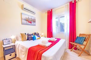 Posteľ alebo postele v izbe v ubytovaní Bungalow Rosa - PlusHolidays