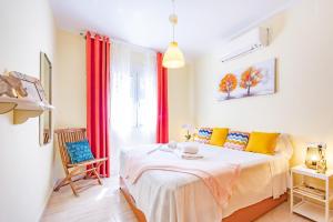 Posteľ alebo postele v izbe v ubytovaní Bungalow Rosa - PlusHolidays