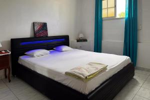 En eller flere senge i et værelse på Mont loué - Maison 6 personnes