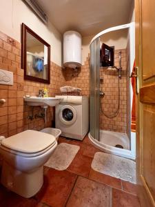 Koupelna v ubytování Casa Kolpa