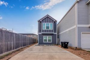 Bygningen som feriehuset ligger i