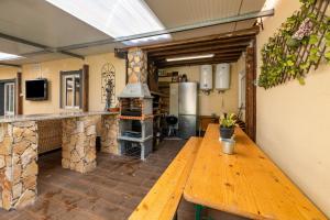 Η κουζίνα ή μικρή κουζίνα στο Zen Village Rosa