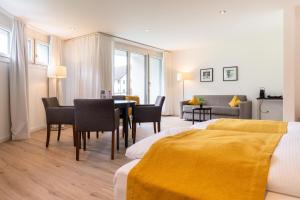 Χώρος καθιστικού στο Hotel Schatzmann