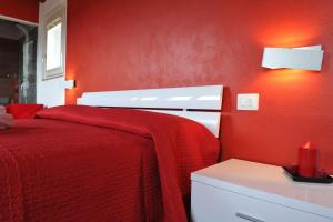 سرير أو أسرّة في غرفة في Bed & Breakfast Viziottavo