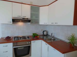 Majoituspaikan Apartment Liznjan 1 keittiö tai keittotila